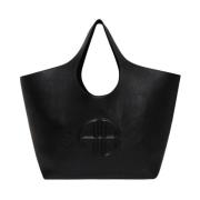 Lili Tote Leren Tas Anine Bing , Black , Dames