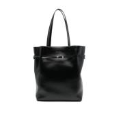 Zwarte Leren Tote Tas Givenchy , Black , Dames