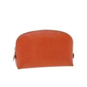 Pre-owned Leather louis-vuitton-bags Louis Vuitton Vintage , Orange , ...