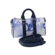 Pre-owned Canvas louis-vuitton-bags Louis Vuitton Vintage , Blue , Dam...