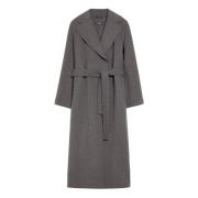 Wollen Ceintuurjas Max Mara , Gray , Dames