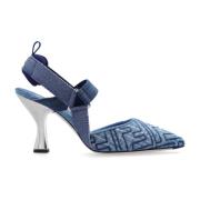 Colibri denim pumps Fendi , Blue , Dames