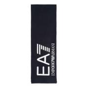 Stijlvolle Sjaal voor Mannen Emporio Armani EA7 , Black , Unisex