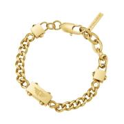 Armband Mannen Metaal Goud Chained Peagb0002106 Police , Yellow , Here...