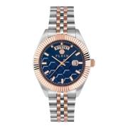 Herenhorloge Datum Superlatief Philipp Plein , Blue , Heren