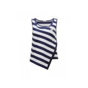 Gestreepte Tanktop Jersey Katoen Moncler , Blue , Dames