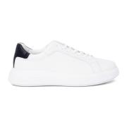 Leren Veterschoenen Calvin Klein , White , Heren