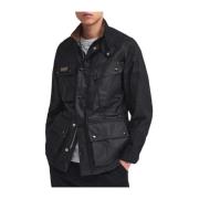 Waxjas Westross Zwart Barbour , Black , Heren