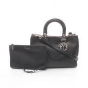 Pre-owned Leather dior-bags Dior Vintage , Black , Dames