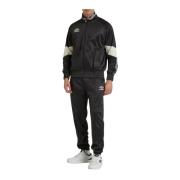 Heren Trainingspak Jas en Broek Set Umbro , Black , Heren