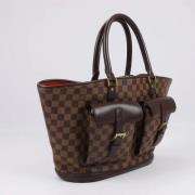 Pre-owned Leather handbags Louis Vuitton Vintage , Brown , Dames