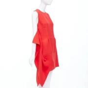 Pre-owned Silk dresses Dior Vintage , Red , Dames