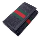 Pre-owned Canvas key-holders Gucci Vintage , Black , Dames