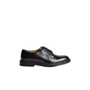 Handgemaakte leren Derby schoenen met veters Henderson Baracco , Black...