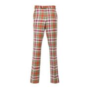 Rode Tartan Wollen Broek Vivienne Westwood , Multicolor , Heren