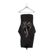 Pre-owned Silk dresses Chanel Vintage , Black , Dames