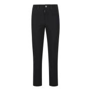 Broek Zwart High , Black , Dames