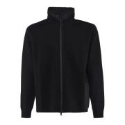 Zwarte Katoenen Rits Sweater C.p. Company , Black , Heren