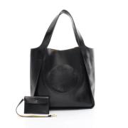 Pre-owned Leather handbags Stella McCartney Pre-owned , Black , Dames