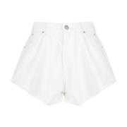 Denim Shorts voor zomerdagen Pinko , White , Dames