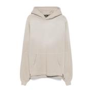 Beige Hoodie met Zichtbare Naden Represent , Beige , Heren