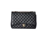 Pre-owned Fabric chanel-bags Chanel Vintage , Black , Dames