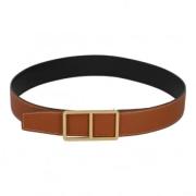 Pre-owned Leather belts Hermès Vintage , Brown , Dames