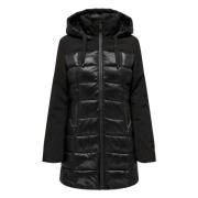 Sophie Mix Puffer Anorak Only , Black , Dames