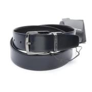 Pre-owned Leather belts Armani Pre-owned , Black , Heren