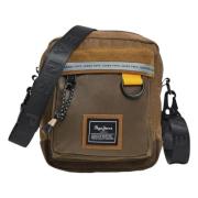 Aziel London Schoudertas Pepe Jeans , Brown , Heren