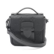 Pre-owned Leather louis-vuitton-bags Louis Vuitton Vintage , Black , D...