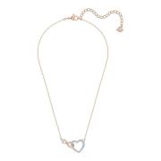 Ketting met Hanger Oneindigheidslus/Hart, Oneindigheidshart, Wit, Meta...