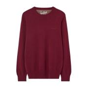 Bordeaux Logo Mini Sweater MC2 Saint Barth , Red , Heren