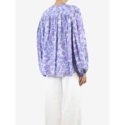 Pre-owned Silk tops Isabel Marant Pre-owned , Purple , Dames