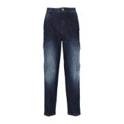 Blauwe Jeans met Grote Zakken Kocca , Blue , Dames