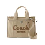 Canvas Shopper Tas - Neutrale Kleuren Coach , Beige , Dames