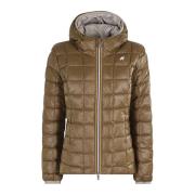 Thermo Double Stijlvolle Lily Jas K-Way , Brown , Dames