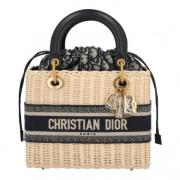 Pre-owned Fabric handbags Dior Vintage , Beige , Dames