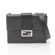 Pre-owned Leather fendi-bags Fendi Vintage , Black , Dames