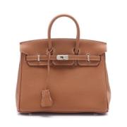 Pre-owned Leather handbags Hermès Vintage , Brown , Dames