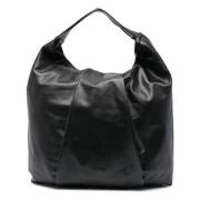 Zwarte leren tote tas Vic Matié , Black , Dames