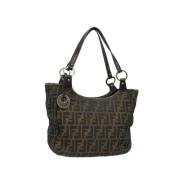 Pre-owned Canvas totes Fendi Vintage , Brown , Dames