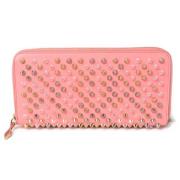 Pre-owned Leather wallets Christian Louboutin Pre-owned , Pink , Dames