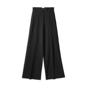 Zwarte Wijde Pijp Broek Mar De Margaritas , Black , Dames