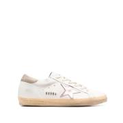 Witte Leren Casual Sneakers Golden Goose , White , Dames