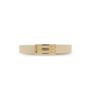 Leren riem Victoria Beckham , Beige , Dames