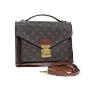 Pre-owned Canvas louis-vuitton-bags Louis Vuitton Vintage , Brown , Da...