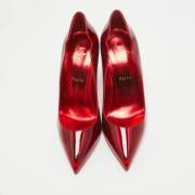 Pre-owned Fabric heels Christian Louboutin Pre-owned , Red , Dames