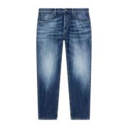 Casual Katoenen Broek Dondup , Blue , Heren