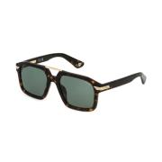 Forty 1 zonnebril in Havana acetaat Police , Brown , Unisex